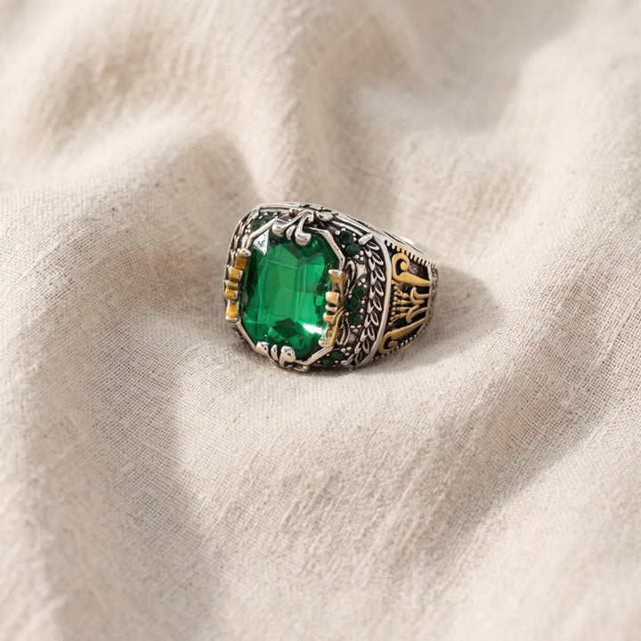Anello Klara Emerin in Smeraldo | Due Toni