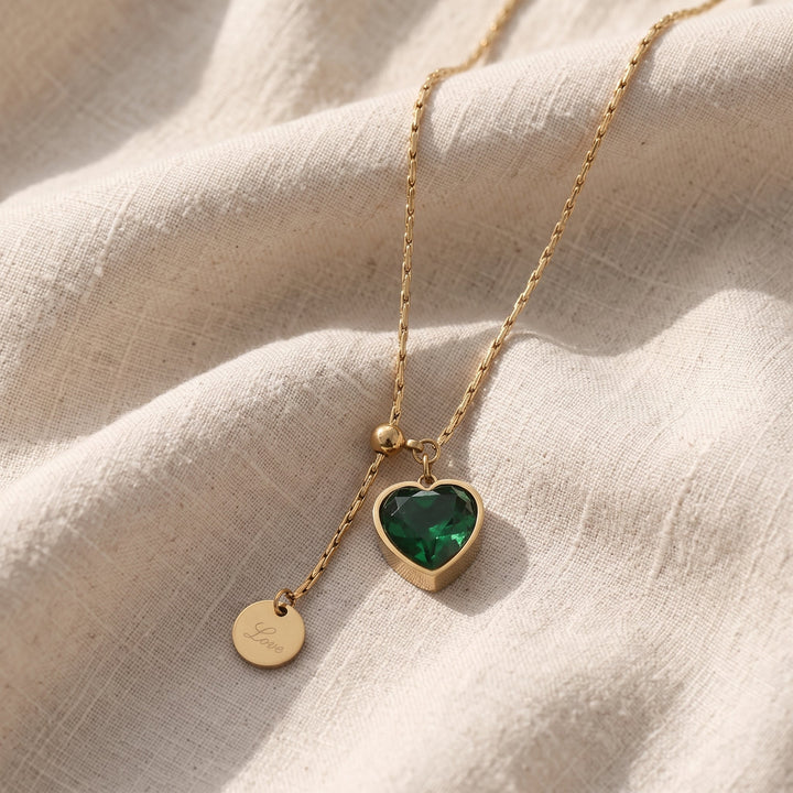 Collana di smeraldo Juliette Veyron | Tonalità oro
