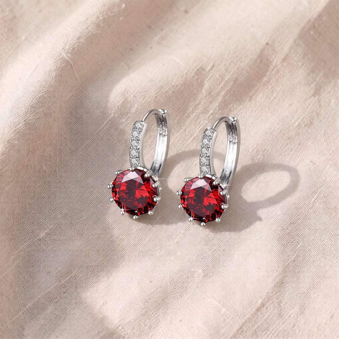 Orecchini Celira Orvane Ruby - In tonalità argento