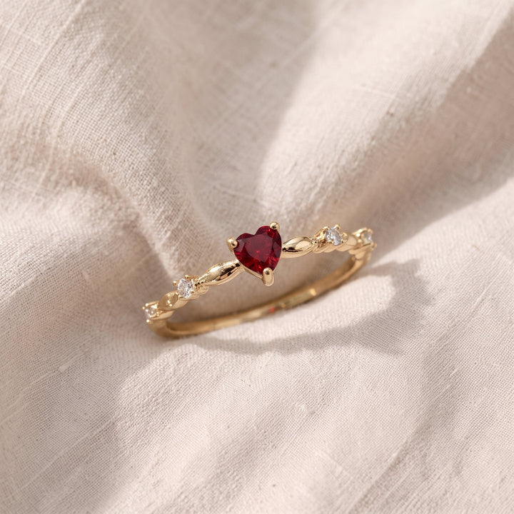 Anello Coralyn Amoura Ruby - Oro
