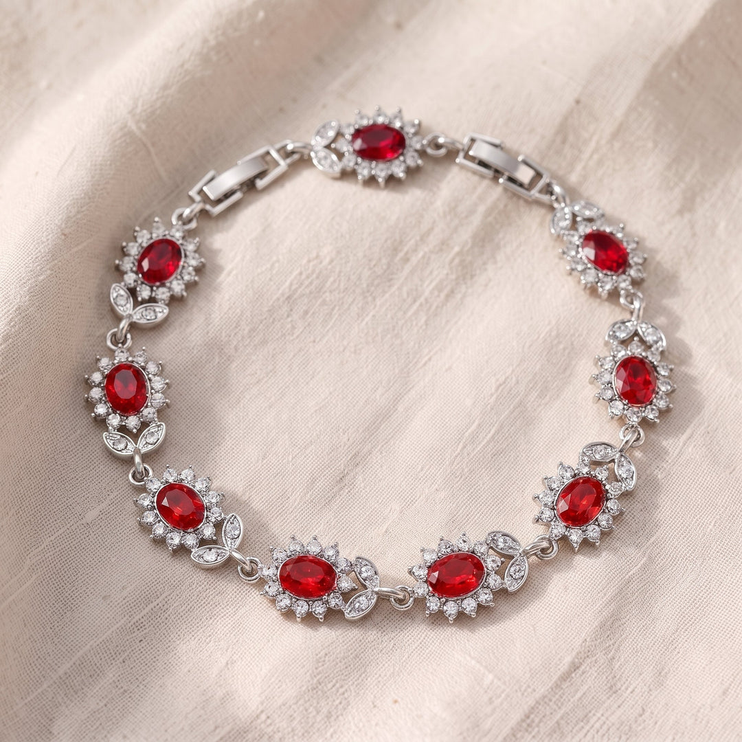 Bracciale Iridessa Raventhorn Rubino - Colore Argento