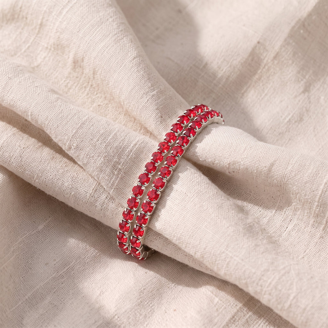 Bracciale Isadira Blazewyn Rubino - Argento