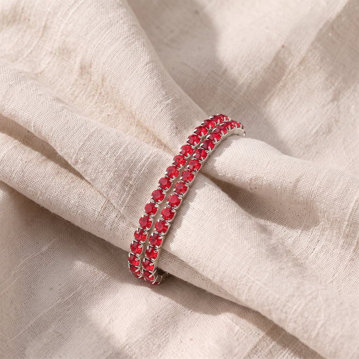 Bracciale Isadira Blazewyn Rubino - Argento