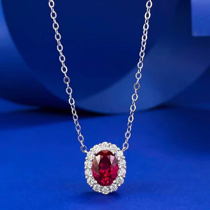 Collana di Rubino Brillante