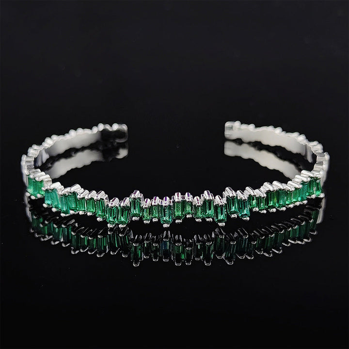 Bracciale Milena Thalys Emerald | Colore Argento