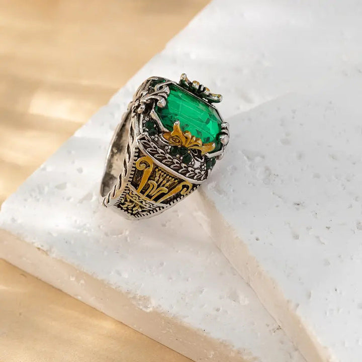 Anello Klara Emerin in Smeraldo | Due Toni