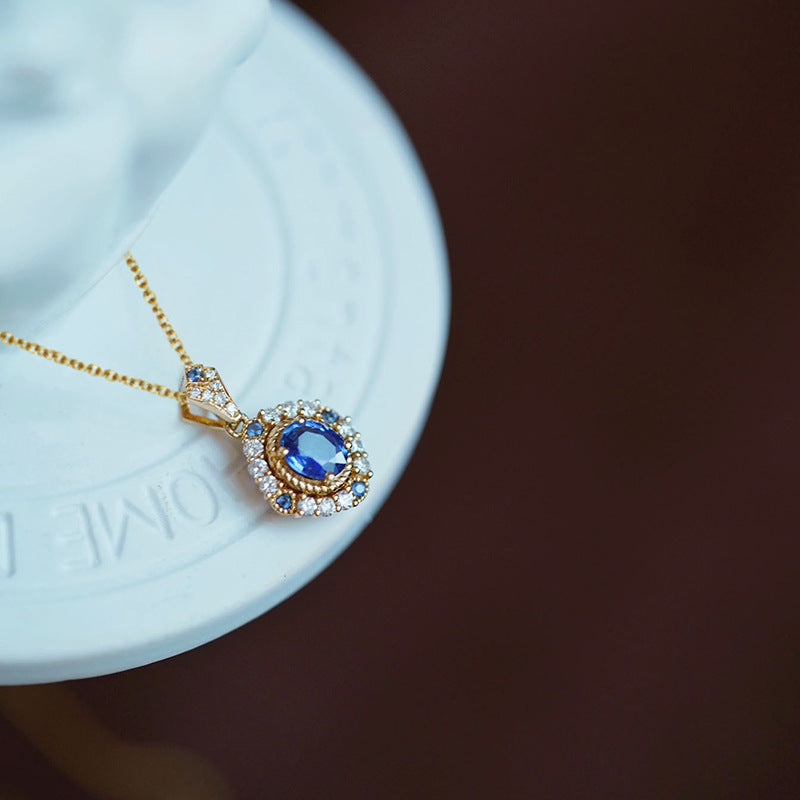 Collana a Pendente Celeste Royale | Oro