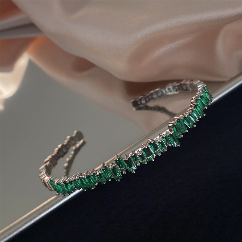 Bracciale Milena Thalys Emerald | Colore Argento