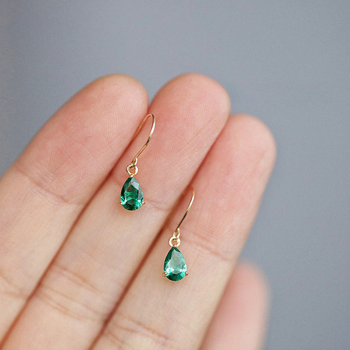 Orecchini in smeraldo Colette Dufray | Tonalità oro
