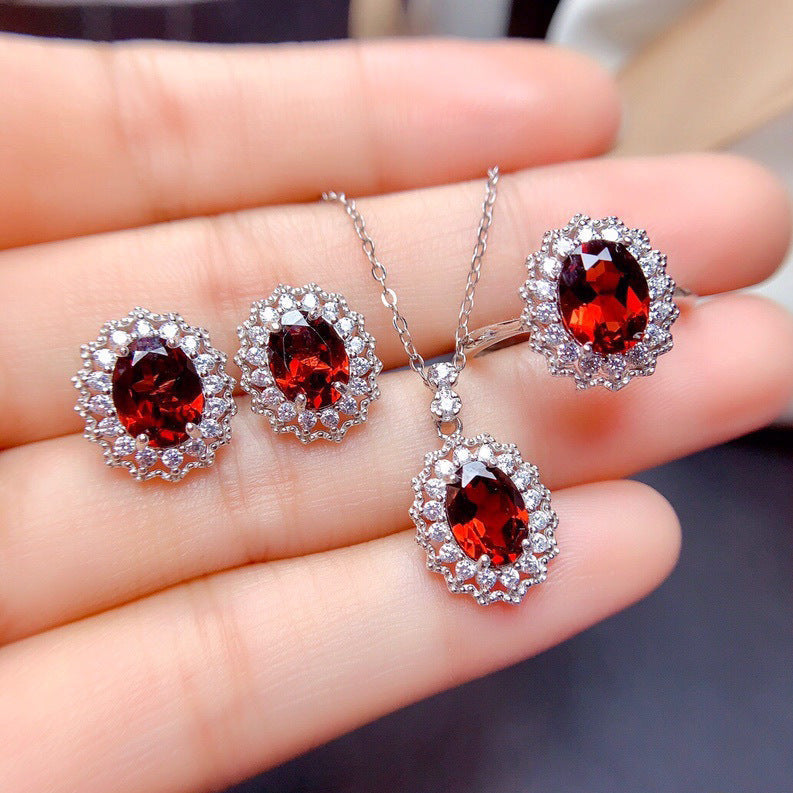 Set Lyara Venisse Ruby - Colore Argento