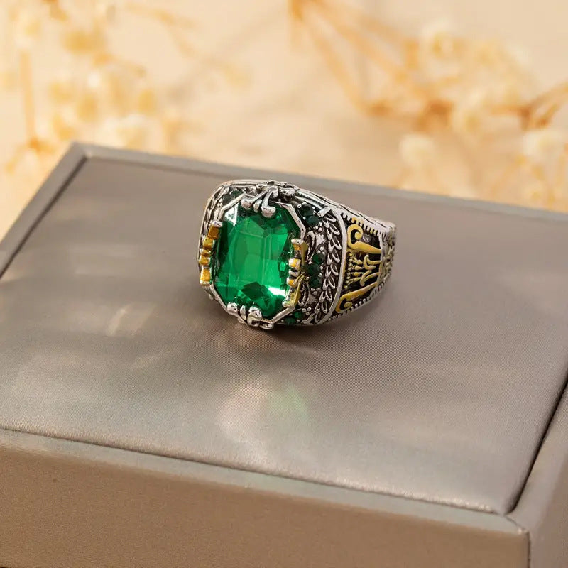 Anello Klara Emerin in Smeraldo | Due Toni