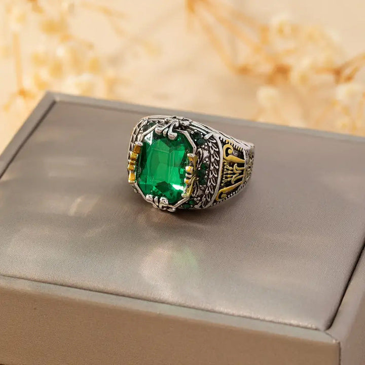 Anello Klara Emerin in Smeraldo | Due Toni