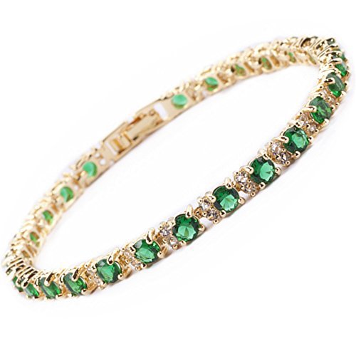 Bracciale Tennis Trio Emerald | Oro