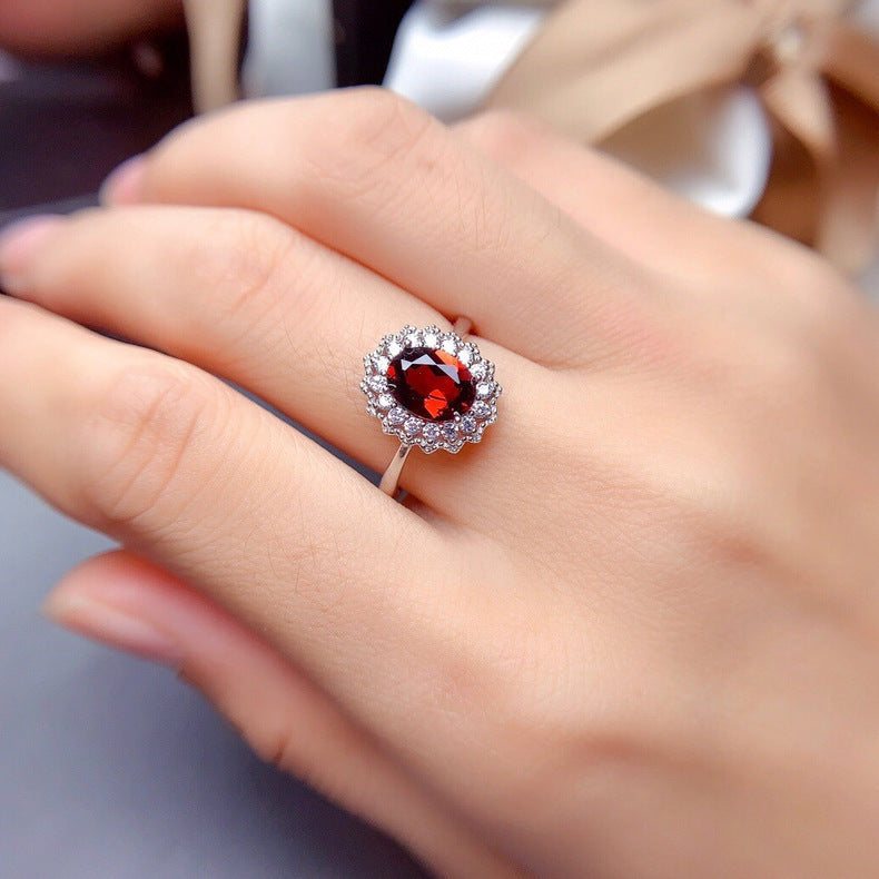 Set Lyara Venisse Ruby - Colore Argento