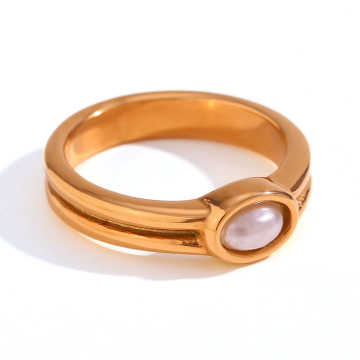 Anello Lunara Pearl | Colore Oro