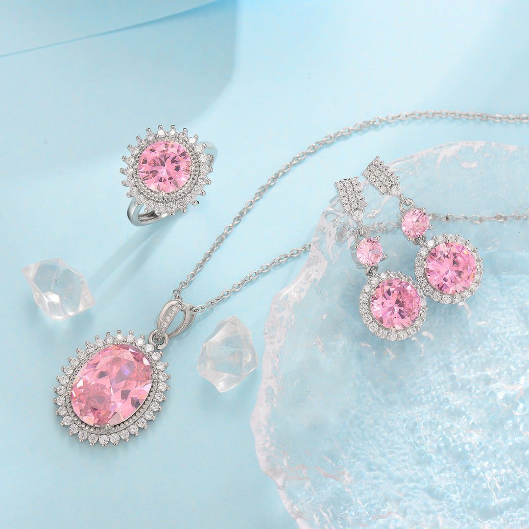 Set di Gioielli Aurielle Solwyn Blu | Argento