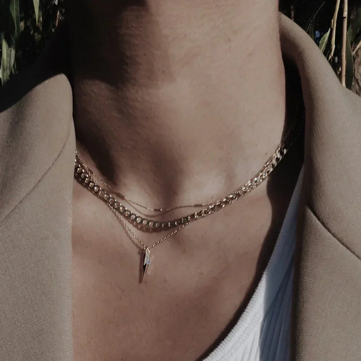 Collana a catena piatta | Oro