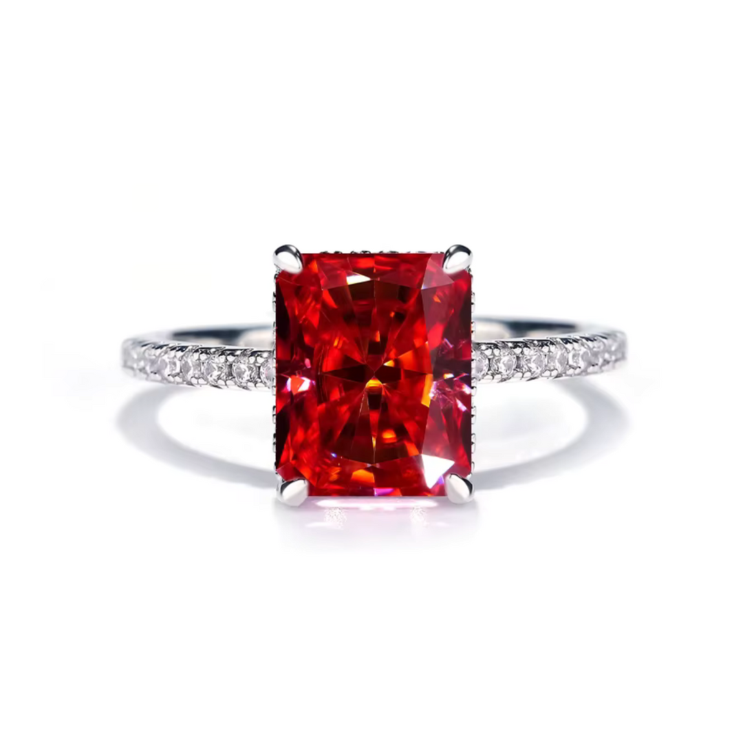 Anello Rubino Radiante