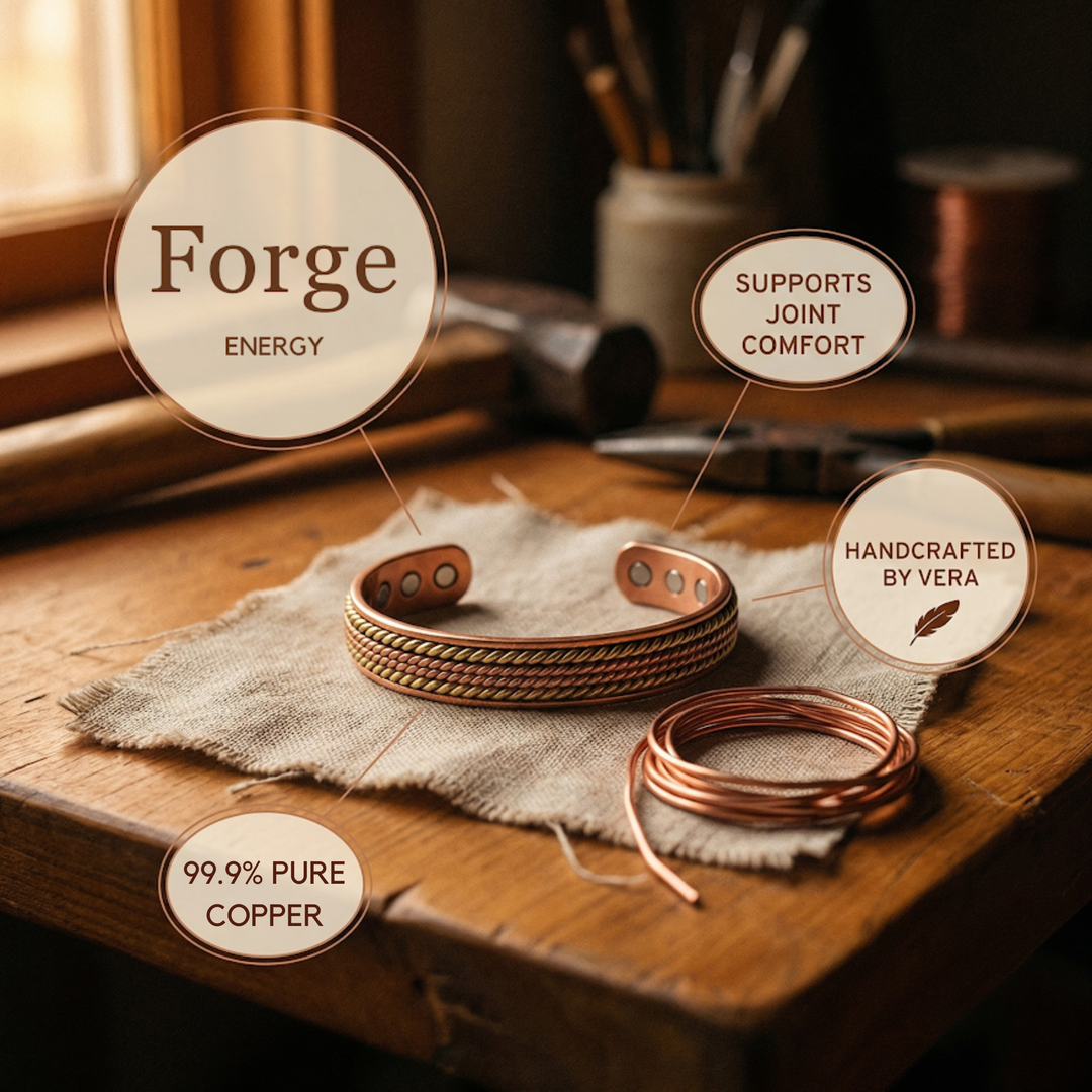 Bracciale in Rame Forgiato
