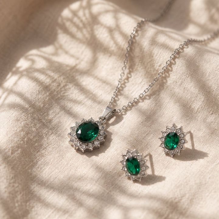 Set di Gioielli in Smeryn Katya | Tonalità Argento