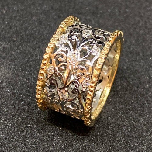 Anello con zirconi Ivy