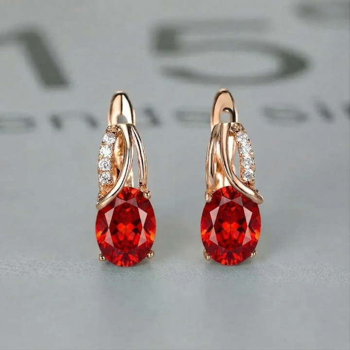 Orecchini Veressa Ruberine Ruby - Tonalità Oro
