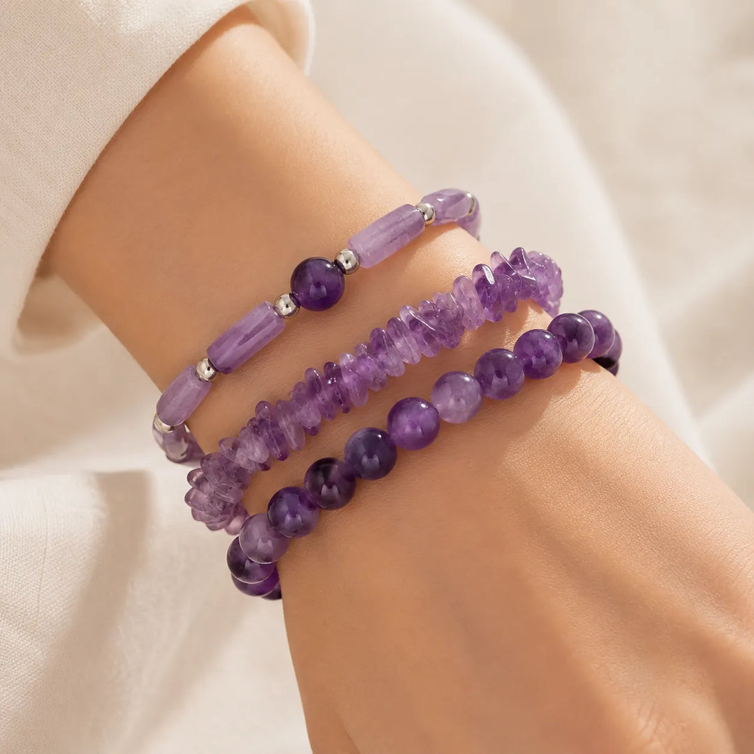 Set vintage di bracciali in perle