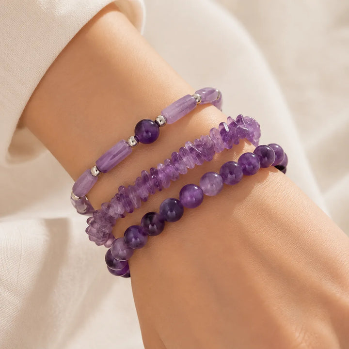 Set vintage di bracciali in perle