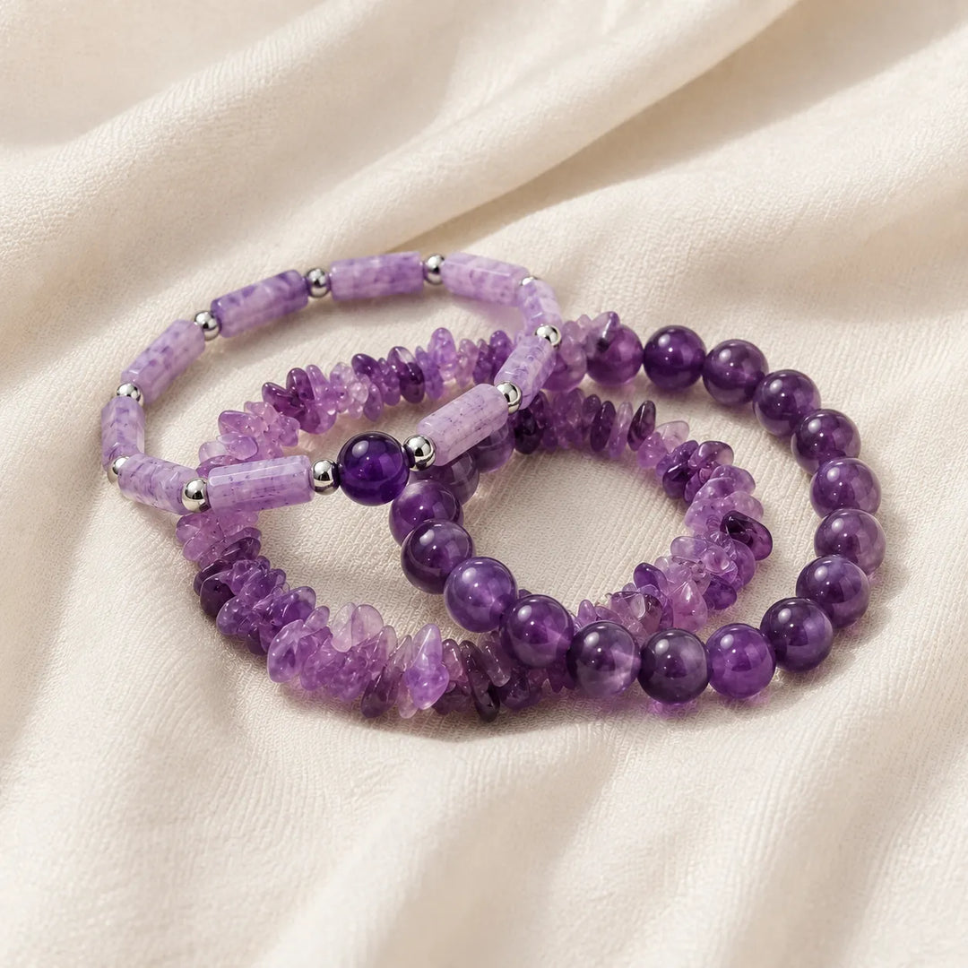 Set vintage di bracciali in perle