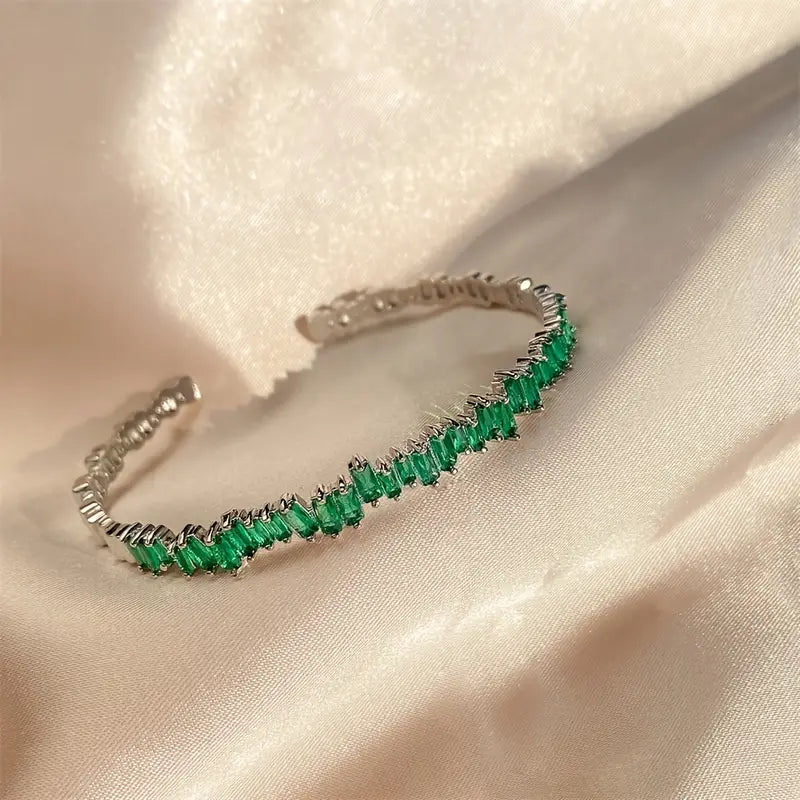 Bracciale Milena Thalys Emerald | Colore Argento