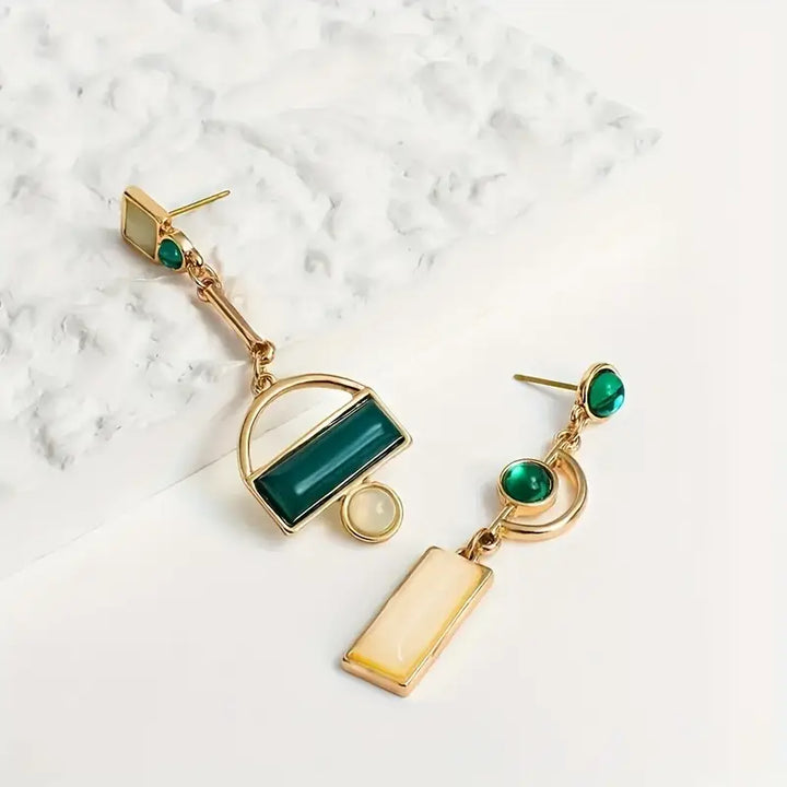 Orecchini in smeraldo Selene Marquet | Tonalità oro