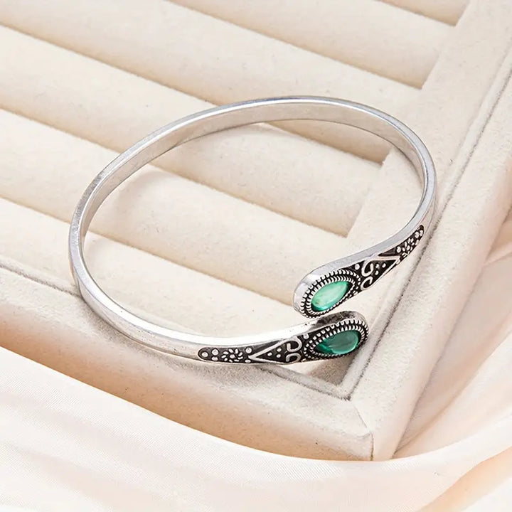 Bracciale in Smeraldo Esmeralda Devereux | Tonalità Argento