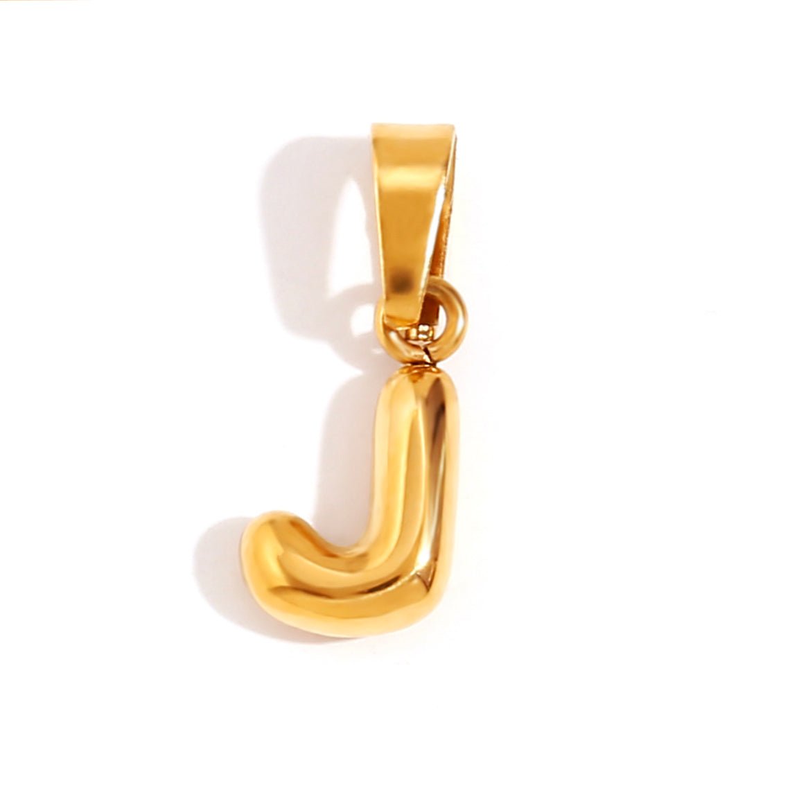 Collana con lettera a bolle