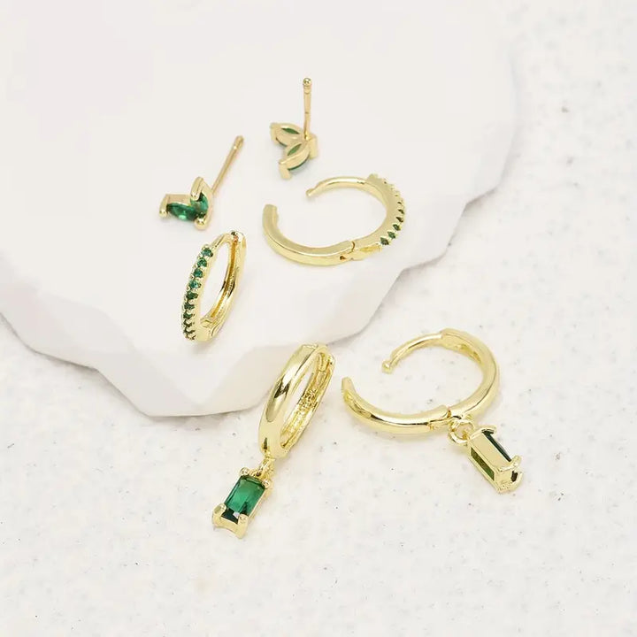Set di Orecchini Fiorenza Viridelle in Oro | Tonalità Oro