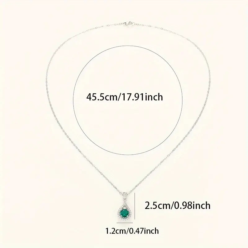 Collana con smeraldo