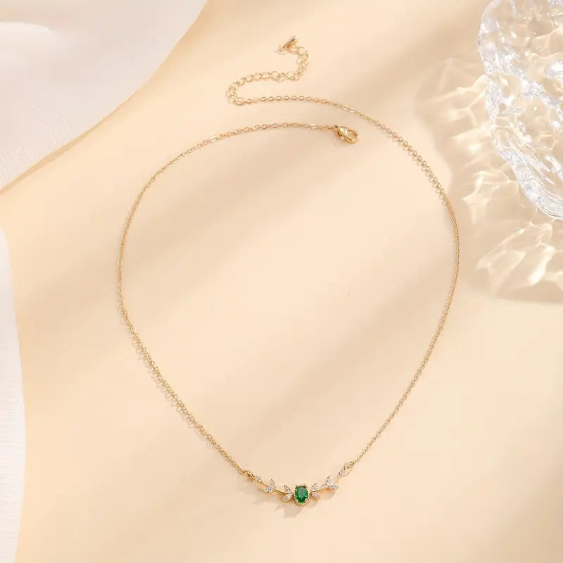 Collana di Smeraldo Amira Valmorin | Tonalità Oro