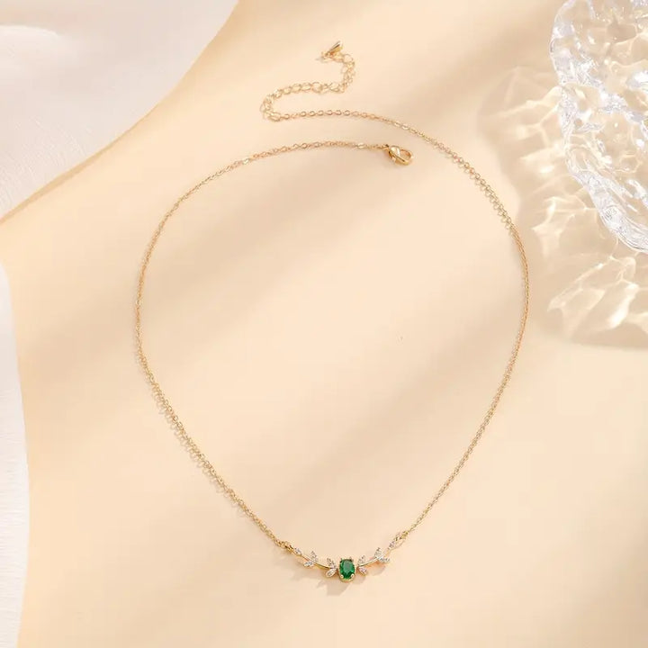 Collana di Smeraldo Amira Valmorin | Tonalità Oro