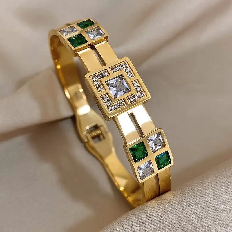 Bracciale Esme Carrington in smeraldo | Oro