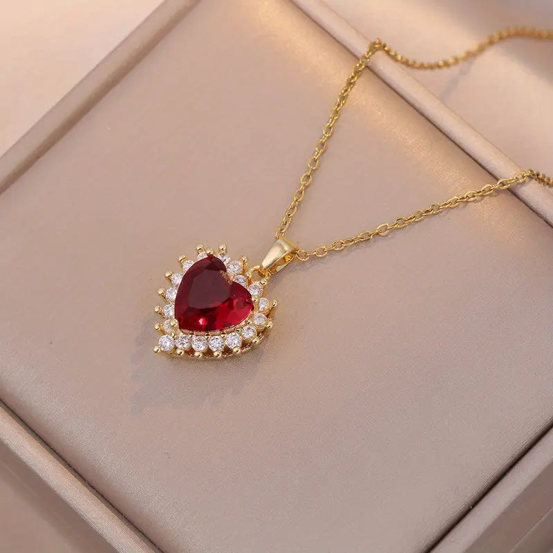 Set di Gioielli Anavelle Roubella in Rubino - Oro