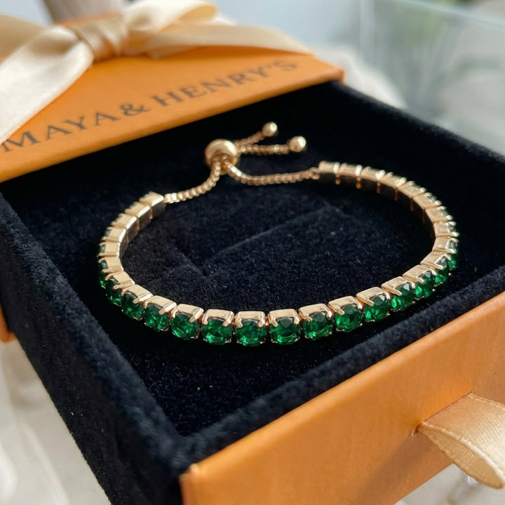 Bracciale Alessia Moreau in smeraldo | Oro