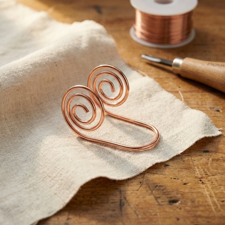 Flusso Spirale di Rame per Mano