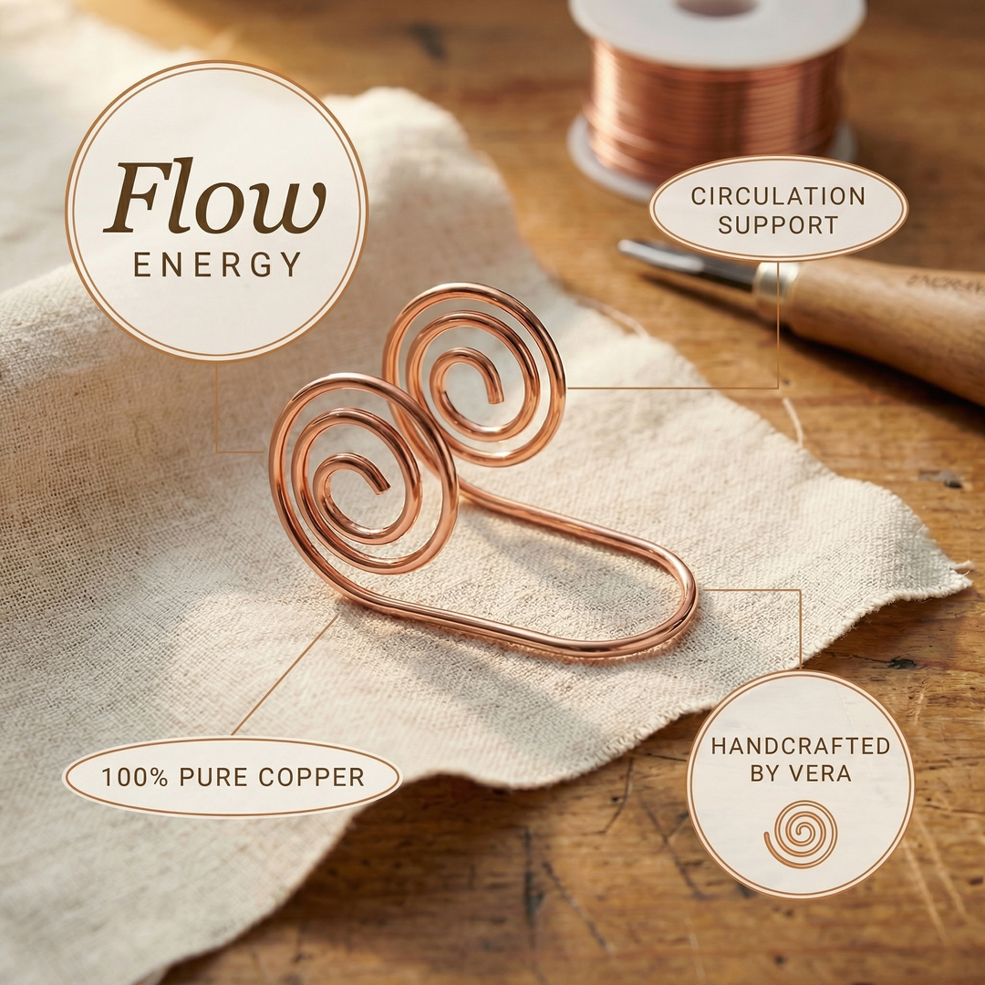 Flusso Spirale di Rame per Mano