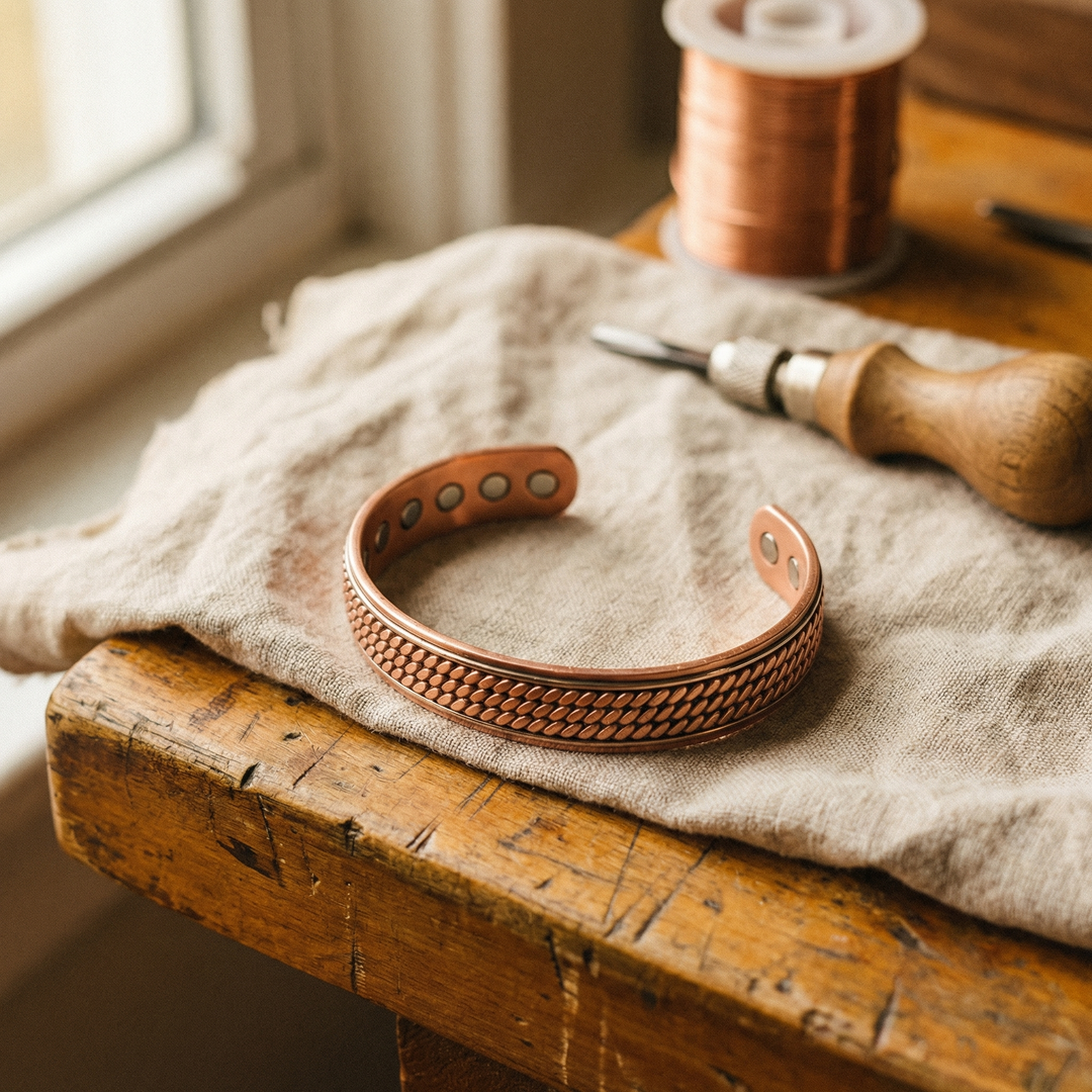 Bracciale in Rame Wave