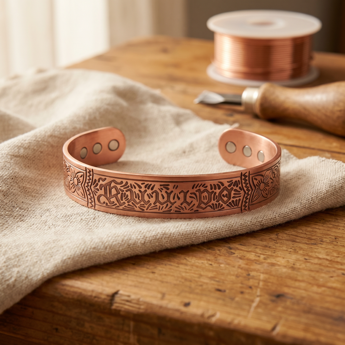 Bracciale in rame Deriva