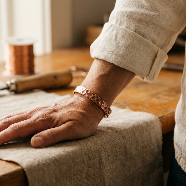 Bracciale in Rame a Fessura