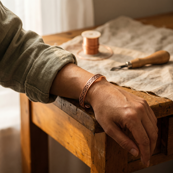 Bracciale in Rame Attuale