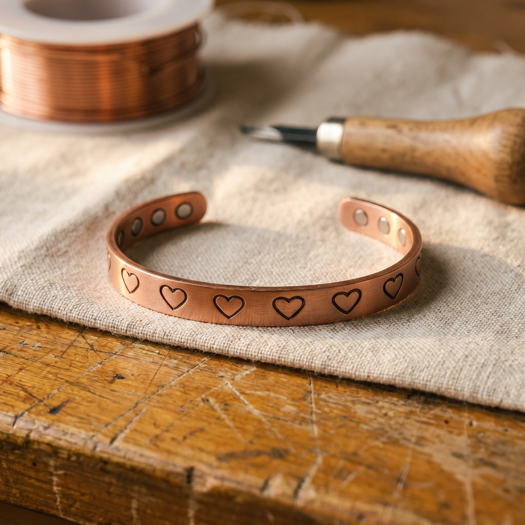 Bracciale in Rame Hearth