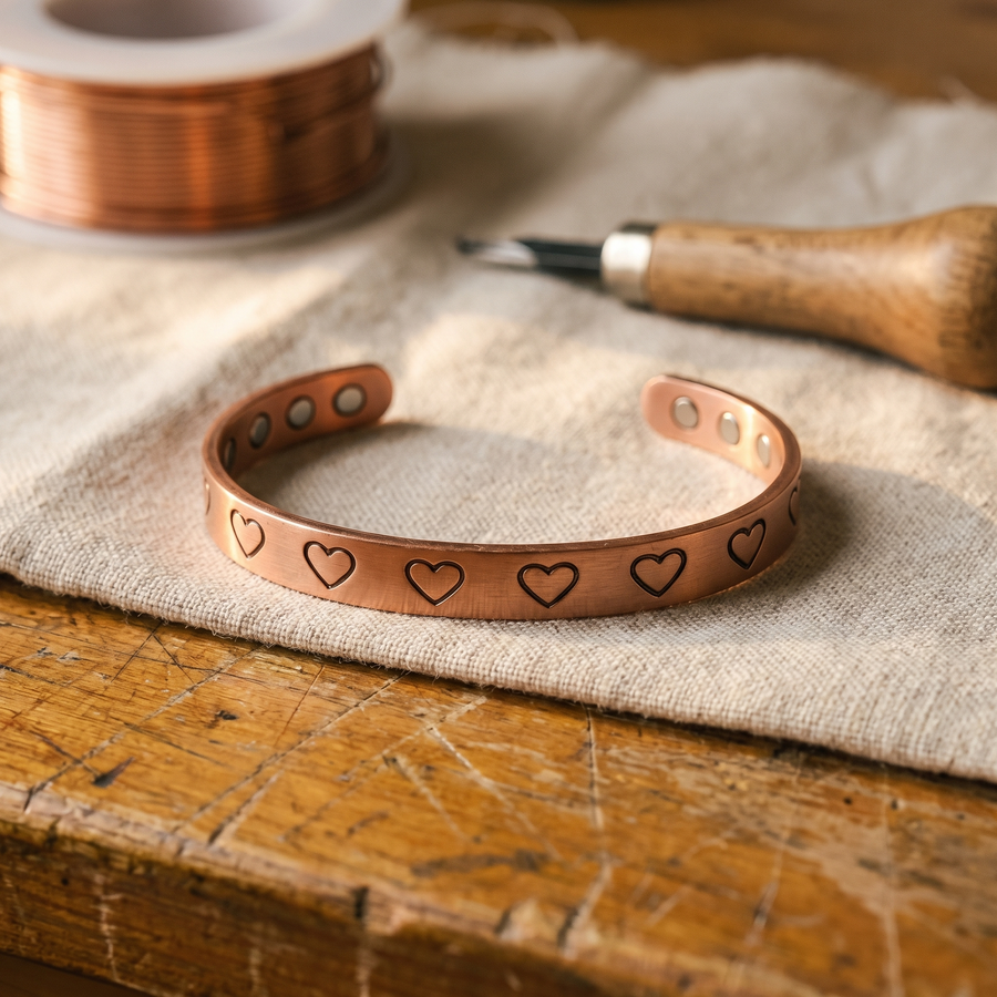Bracciale in rame Focolare