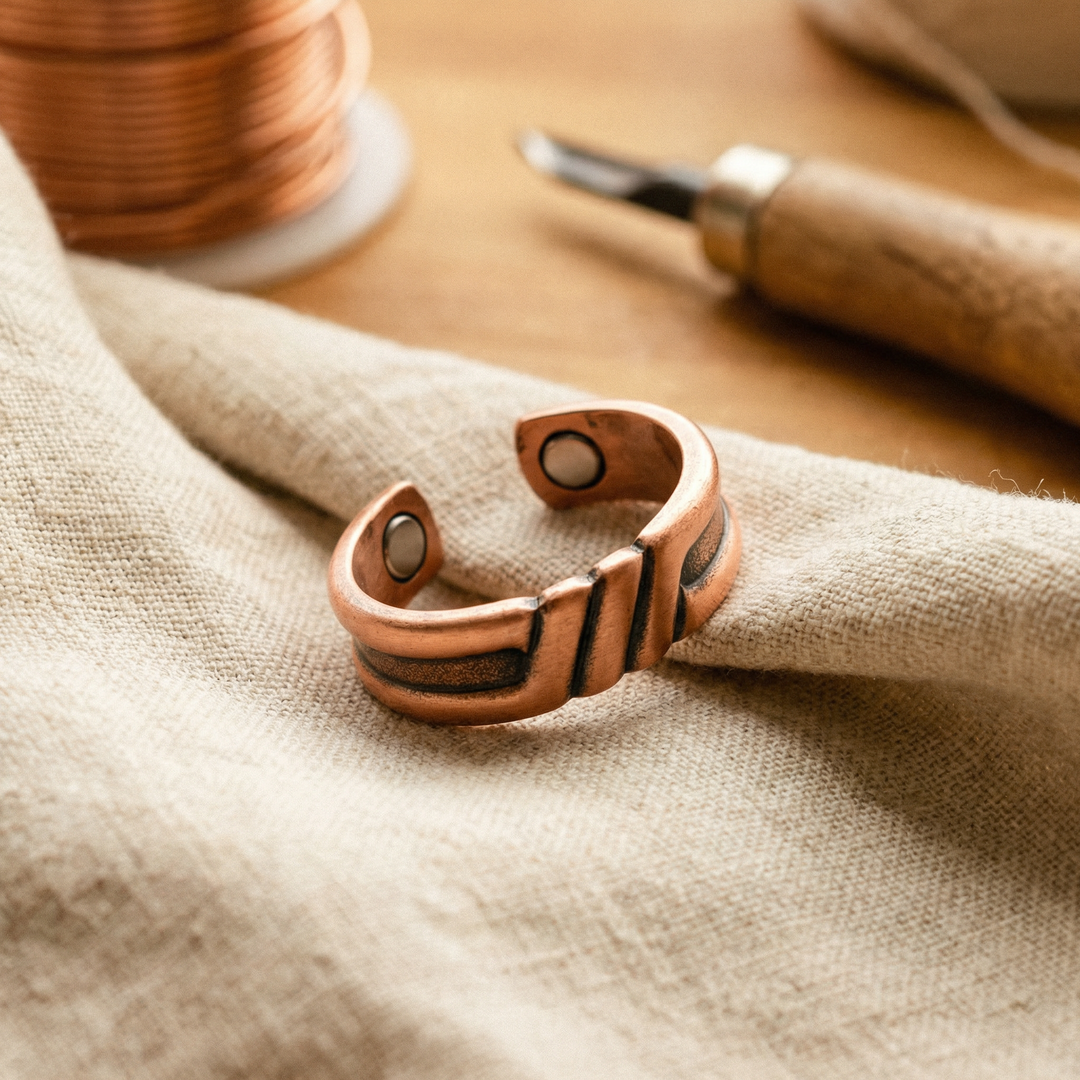 Anello in Rame Torbato