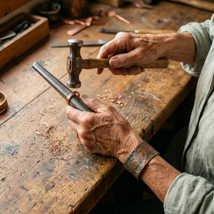 Anello in Rame Tine